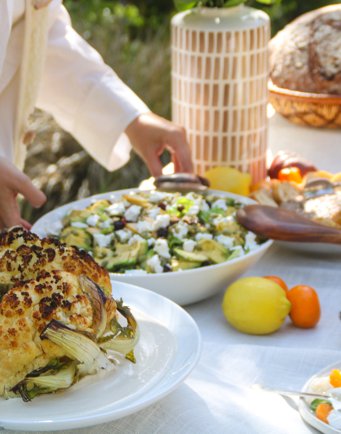 A Pree first-course spread